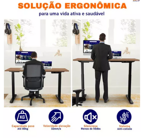 Mesa Elétrica com Ajuste de Altura Automática