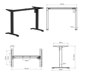 Mesa Elétrica com Ajuste de Altura Automática