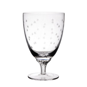 The Vintage List Bistro Glasses - Stars Design, Set of 6