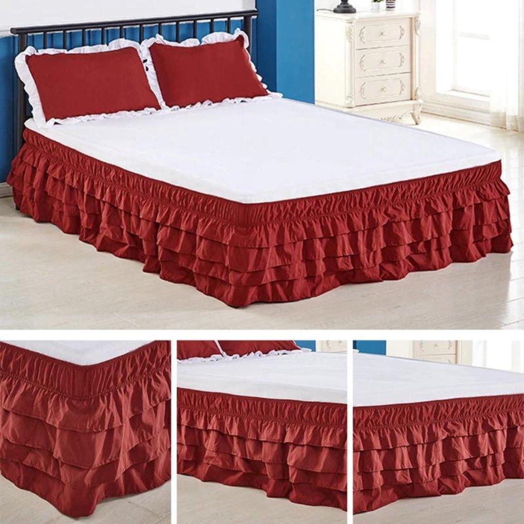 Saia de Cama Saintelle com Elástico - Toque Elegante para seu Quarto